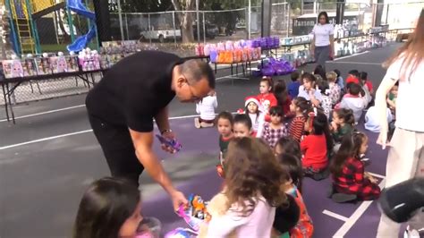 A-Rod hands out toys at Boys & Girls Clubs of Miami-Dade in Miami — with help from Santa
